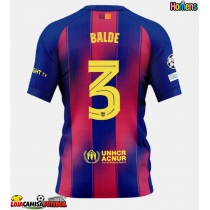 Camisa de Futebol Barcelona Alejandro Balde #3 Equipamento Principal 2025-26 Manga Curta